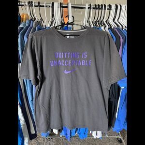Nike "Quitting Is Unacceptable" tee